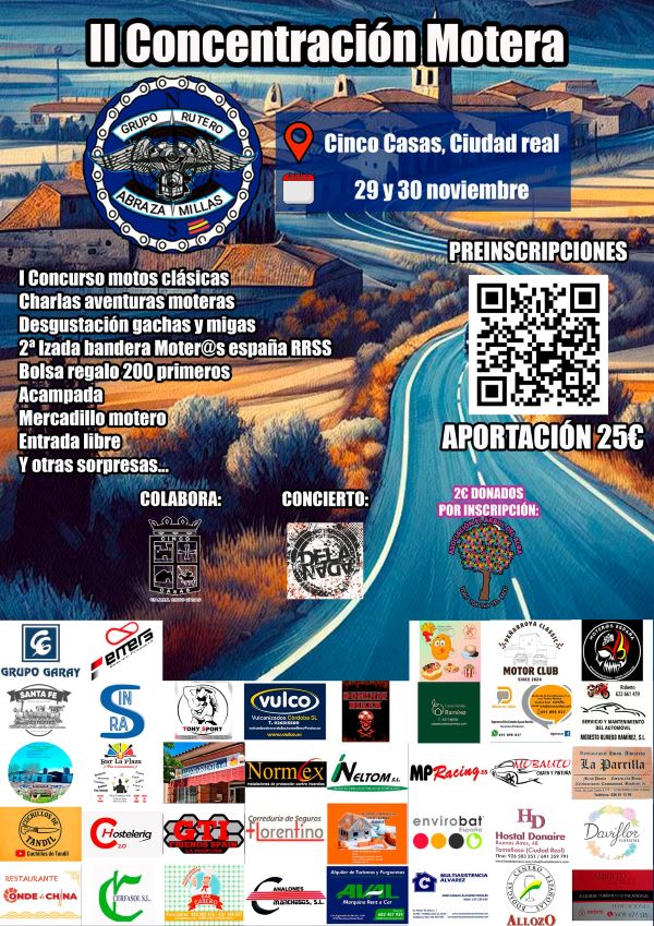 concentraciones moteras 2025